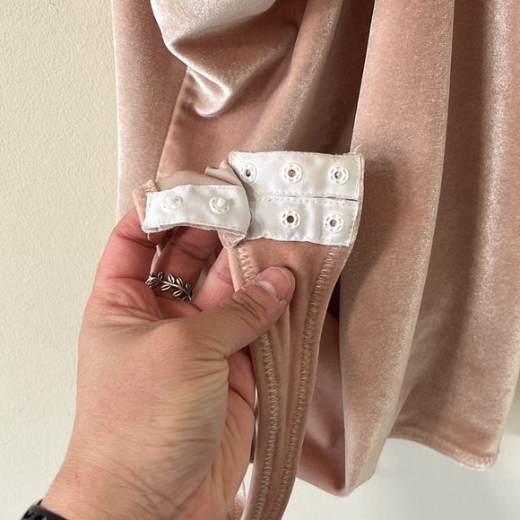 Madewell Velvet Racerback Bodysuit Size Large - Picture 11 of 13